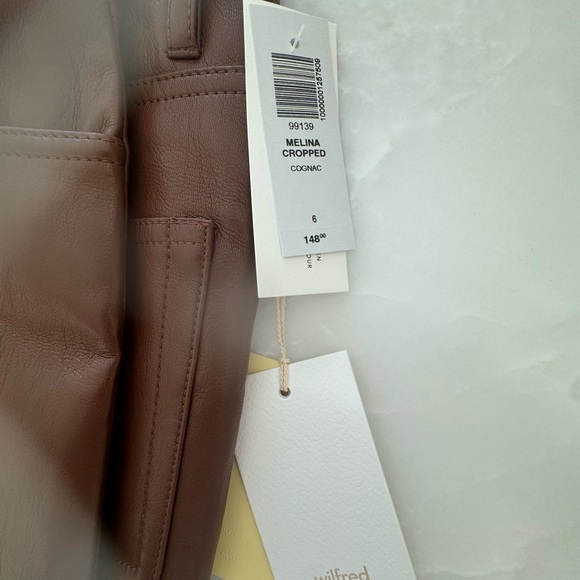 ARITZIA Wilfred Melina Crop Pant NWT in original packaging. Size 6 - Picture 10 of 12